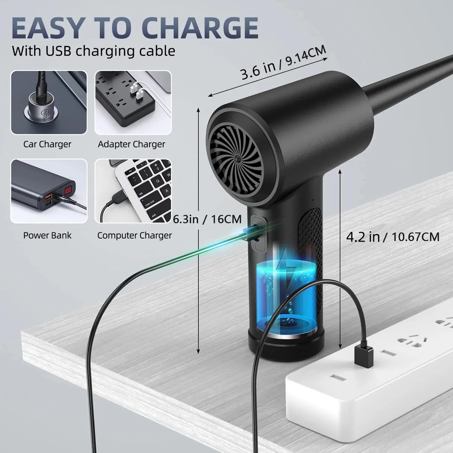 Cordless Electric Air Duster
