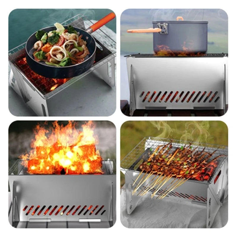 Portable Stainless Steel Camping Stove