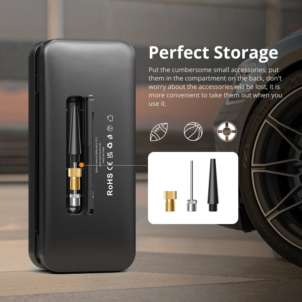 Rechargeable Portable Tire Inflator