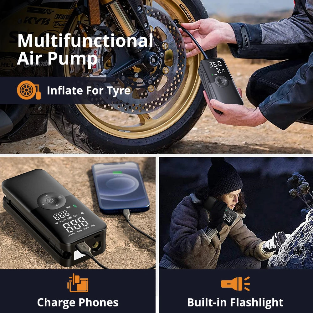 Rechargeable Portable Tire Inflator