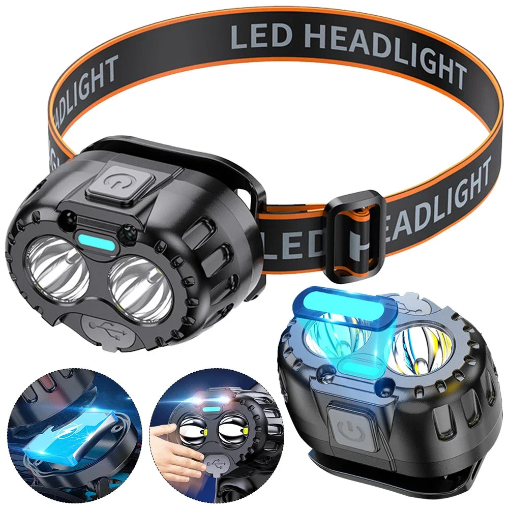 Motion Sensor LED Headlamp