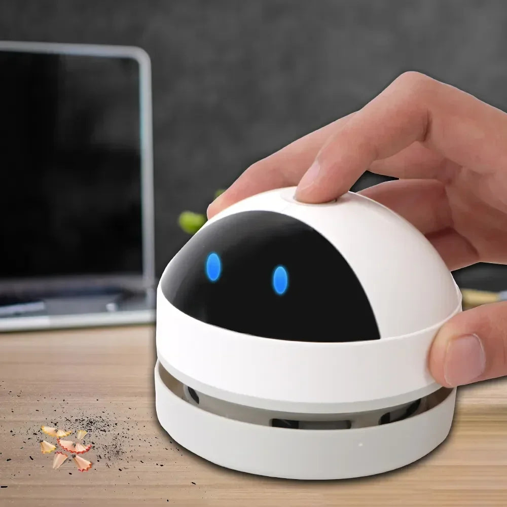 Mini Desk Vacuum Cleaner – USB Rechargeable