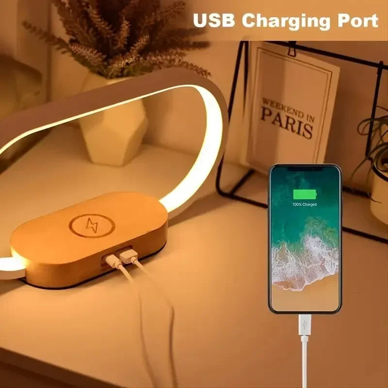 Wireless Charging Stand & LED Desk Lamp