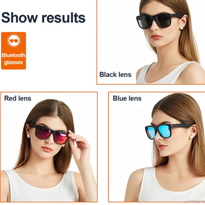 Smart Glasses - Bluetooth 5.0 Audio & Mic | Sporty Fit Shades