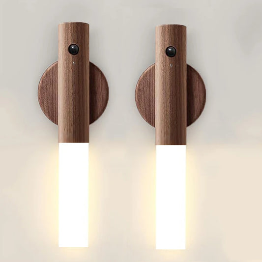 Smart Wooden Magnetic LED Night Light