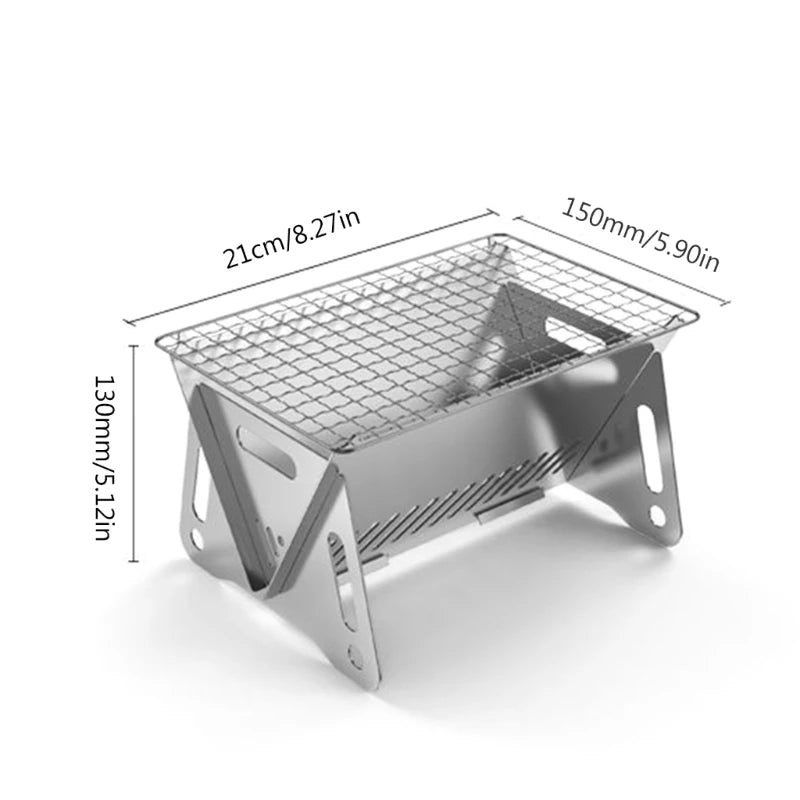 Portable Stainless Steel Camping Stove