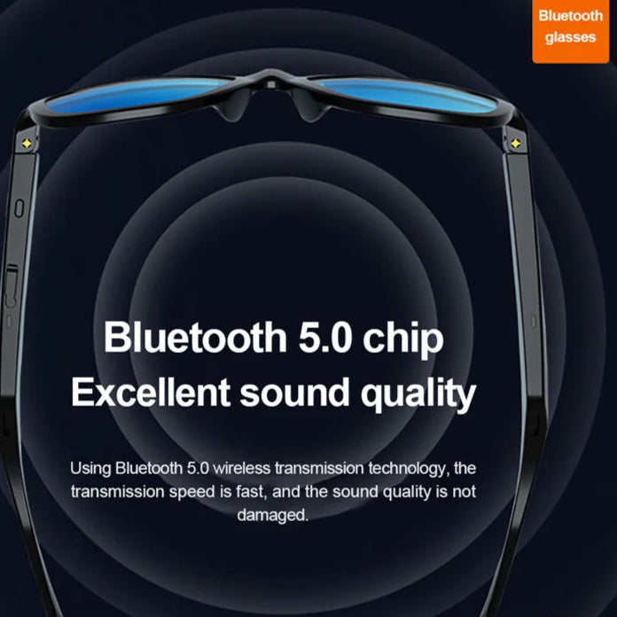 Smart Glasses - Bluetooth 5.0 Audio & Mic | Sporty Fit Shades