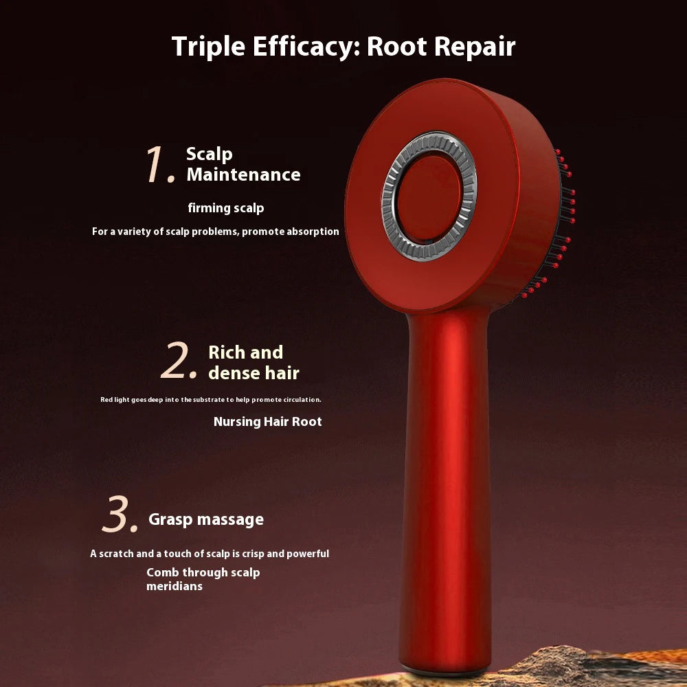 Red Light Scalp Therapy Comb | Hair Growth & Scalp Massage Tool